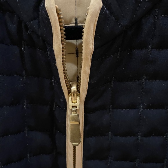 Tan/black quilted reversible jacket, size medium - Picture 8 of 8